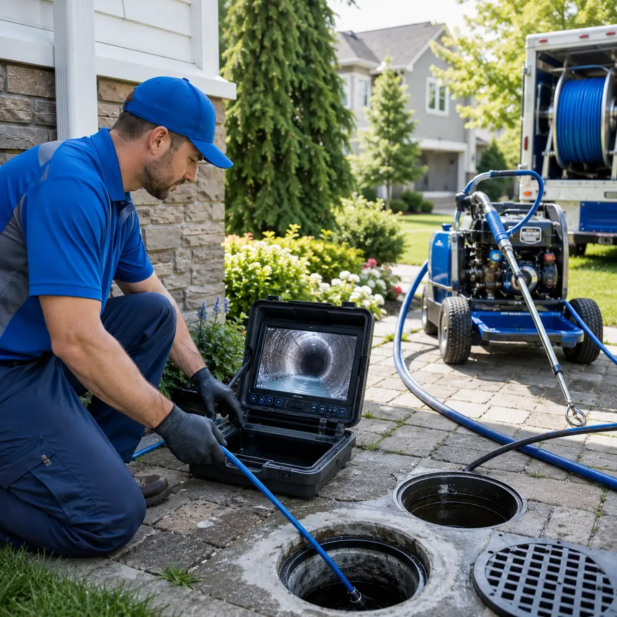 Outdoor drain cleaning professionals serving Green Road, KY